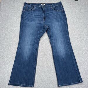 Levis 726 Jeans Womens 40 x 30 Flare Leg Mid Rise Stretch Cowgirl Bell Bottom